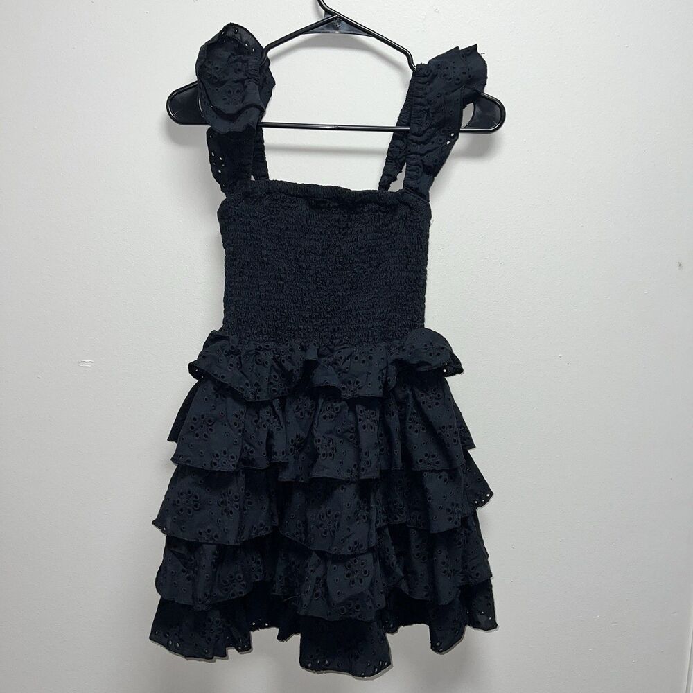 REVOLVE TULAROSA Carlotta mini dress in black womens size small stacked